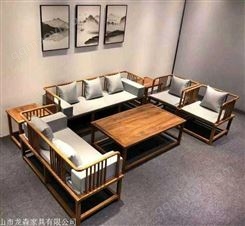 重慶 新中式實木沙發 南美胡桃木好嗎價格 現貨