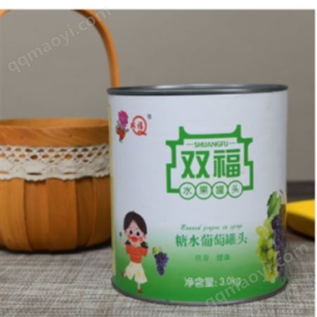 双福葡萄罐头美味可口 葡萄罐头批发商