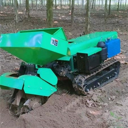 小型自走式履带旋耕机多功能田园管理机 履带式开沟施肥体机