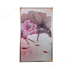 内蒙古石墨烯电暖画定制 无边框碳纤维墙暖画 远红外加热碳晶壁挂画取暖