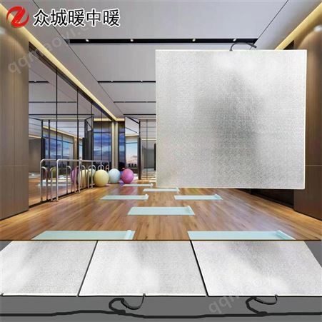 鋁箔木地板發(fā)熱 電熱地板磚 電采暖地板磚 恒溫加熱模板 眾城暖中暖廠家