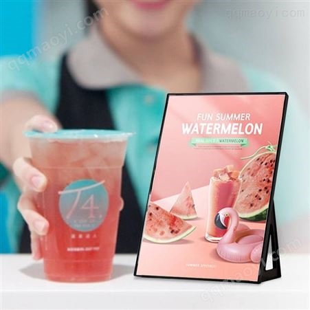 水晶桌牌定制 酒店前臺亞克力指示牌定做印字 透明A5桌牌