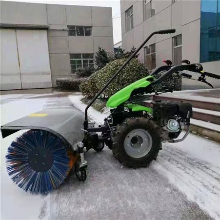 冬季街道除雪设备手扶式除雪机 多功能清雪机 小型扫雪机